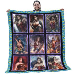 Wonder Woman Fight Quilt V4  Quilt